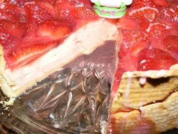 Erdbeere vermählt sich mit Käsekuchen oder - Rezept - Bild Nr. 6