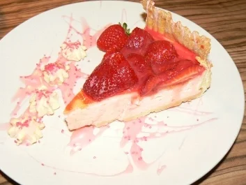 Erdbeere vermählt sich mit Käsekuchen oder - Rezept - Bild Nr. 11