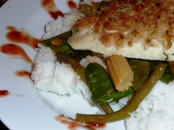 Pangasiusfilet in Zitronengraskruste - Rezept