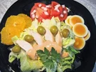 Rezept: Salatteller mit Hühnchen Salatteller mit Hühnchen - Rezept