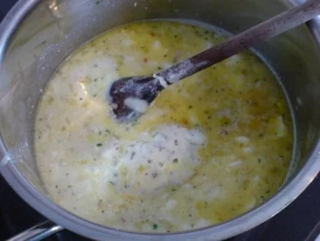 Pochierte Eier in Kräutersoße - Rezept - Bild Nr. 4