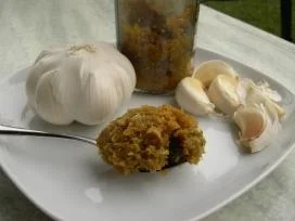 Rezept: Knoblauchpaste auf Vorrat Knoblauchpaste auf Vorrat - Rezept