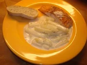 Gebratener Lachs zu Zitronen-Kohlrabi - Rezept