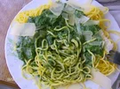 Spaghetti grün-weiß - Rezept