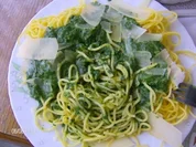 Spaghetti grün-weiß - Rezept