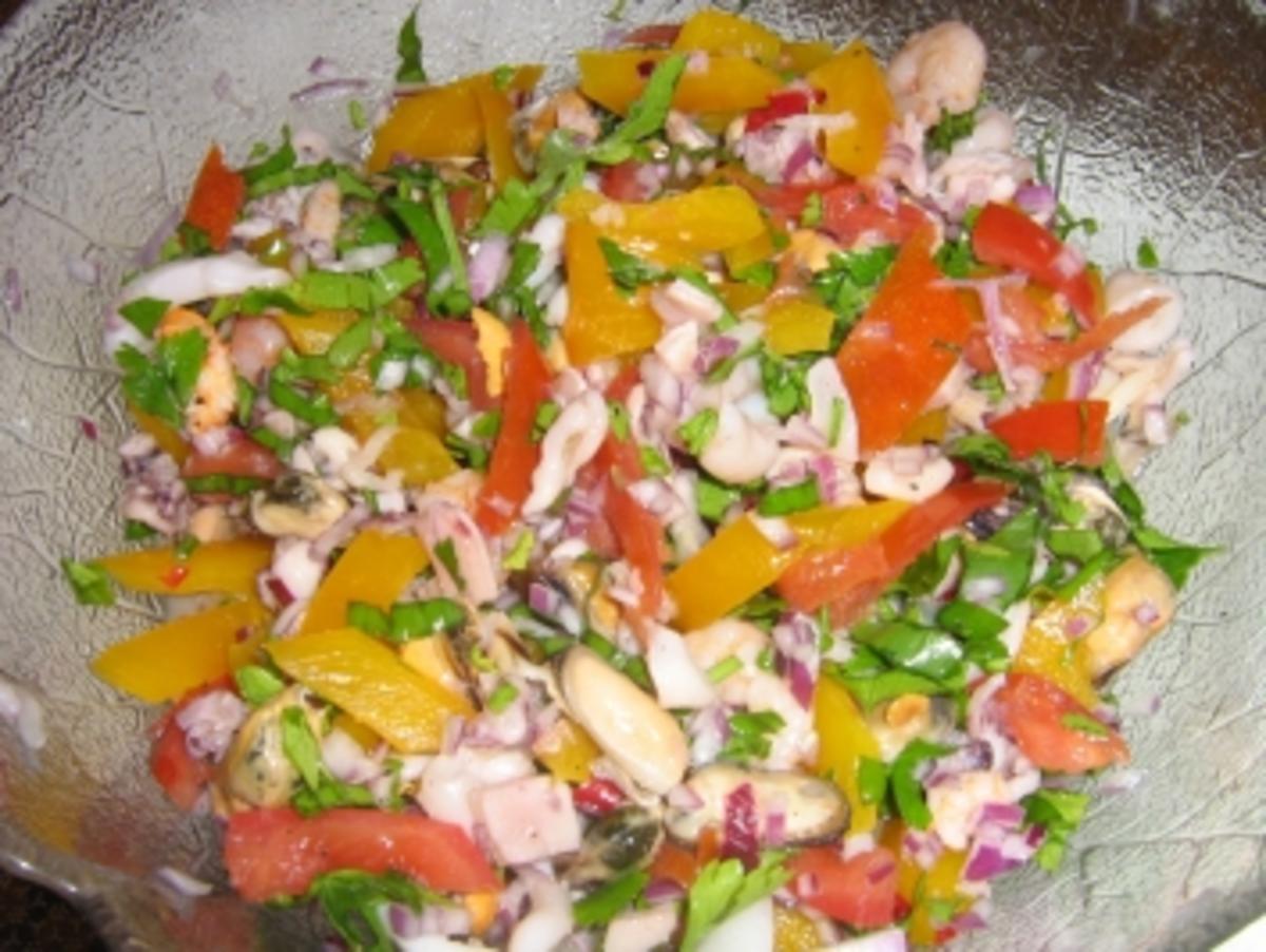 Bilder für Insalata Frutti di Mare alla Rosa - Rezept