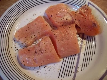 Rezept: Fisch taucht in Kräutersoße Fisch taucht in Kräutersoße - Rezept