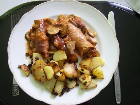 Rezept: Schinkenröllchen Bild Nr. 4 Schinkenröllchen - Rezept - Bild Nr. 4