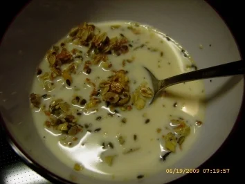 Geröstetes Müsli - Crunchy breakfast - Rezept