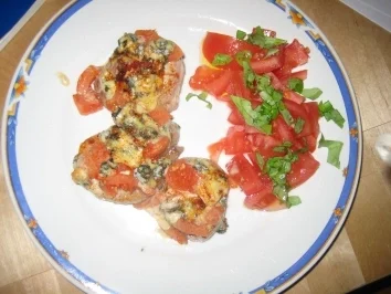 Rezept: Überbackene Schweinsmedaillons Überbackene Schweinsmedaillons - Rezept