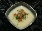Pastinakencremesuppe mit Croutons - Rezept