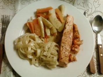 Rezept: Lachs ala Draconia Lachs ala Draconia - Rezept