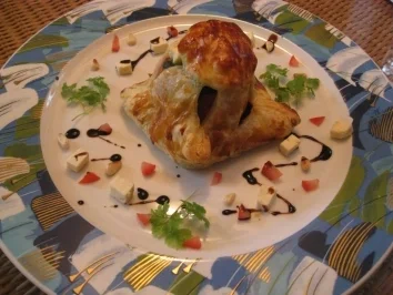 Tomate im Schlafrock /  vegetarisches Gericht - Rezept