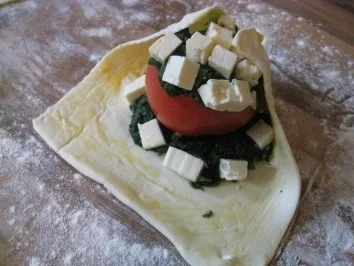 Tomate im Schlafrock /  vegetarisches Gericht - Rezept