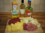 5 Kostbarkeiten in Wein gegart - Rezept