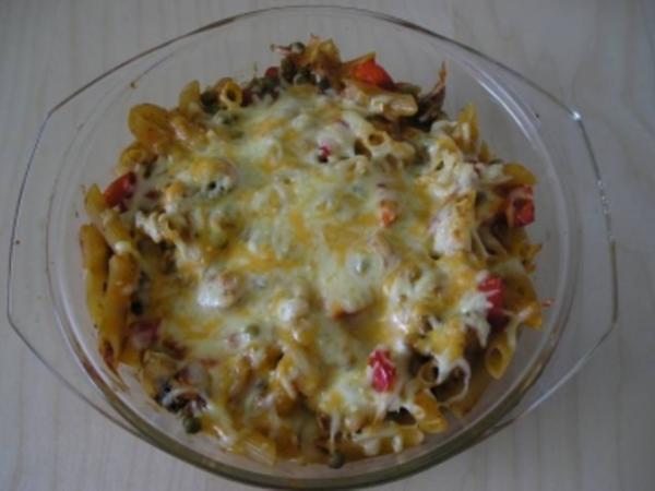Nudel Gemüse Auflauf - schnell &amp; einfach - 363 kcal/100g
