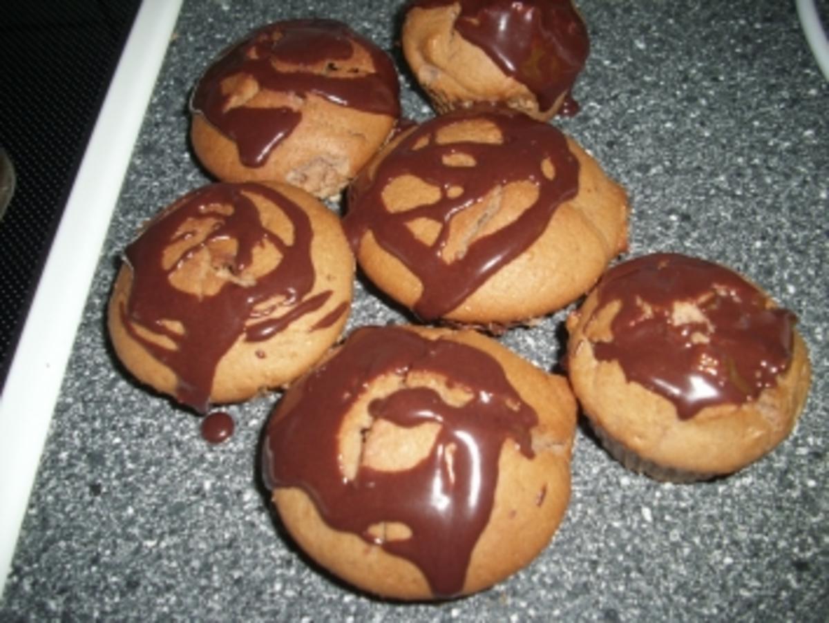 Gefüllte Nutella-Muffins - Rezept