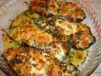 BUNTE AUBERGINEN - Rezept