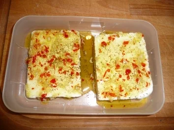 Rezept: gebackener Schafskäse gebackener Schafskäse - Rezept