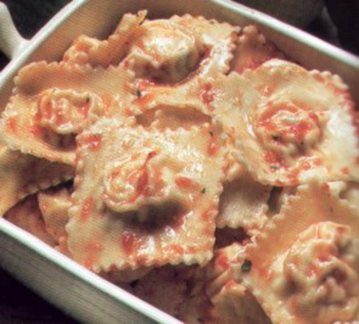 Bilder für erster gang ravioli mit ricotta - Rezept