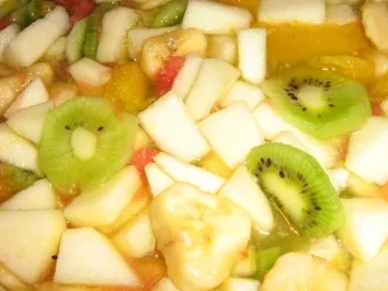Obst salat - Rezept