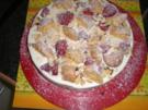 Brandteig-Flockentorte mit Erdbeeren - Rezept