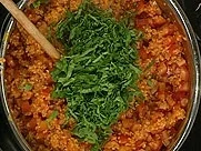Rezept: Scharfes Tomaten-Bulgur Scharfes Tomaten-Bulgur - Rezept