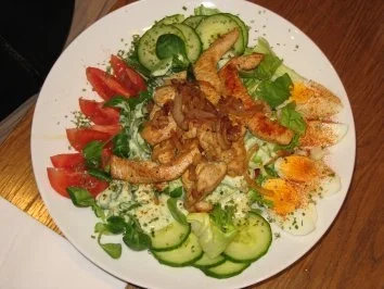 Pute auf Salat - Rezept - Bild Nr. 4