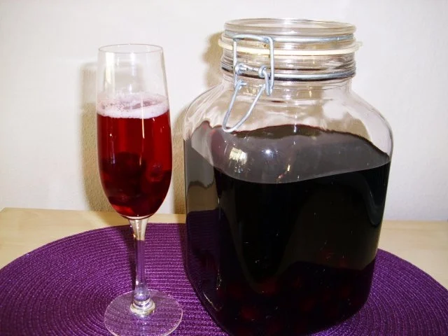 Beschwipste Kirschen - Rezept