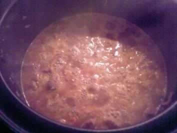 Putengulasch mit Schwips - Rezept