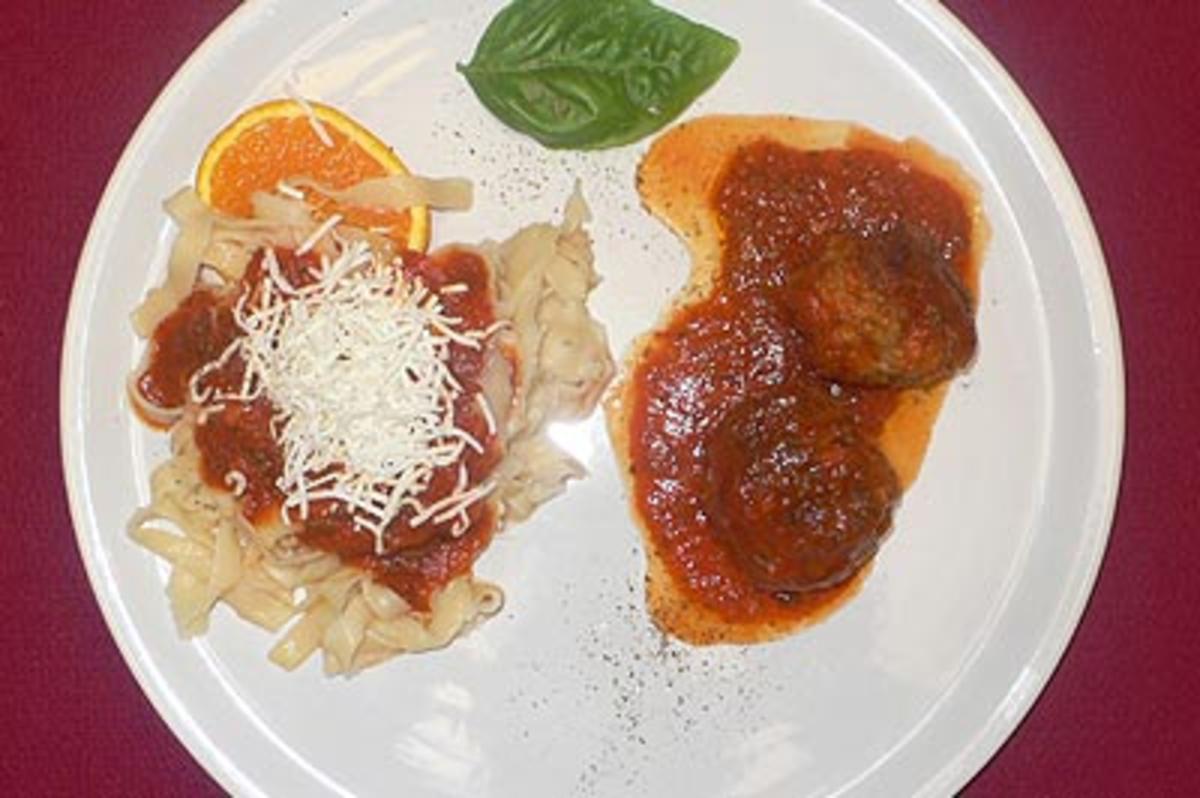 Polpette corleonese e Tagliatelle con sugo di pomodoro e ricotta - Rezept - Bild Nr. 9