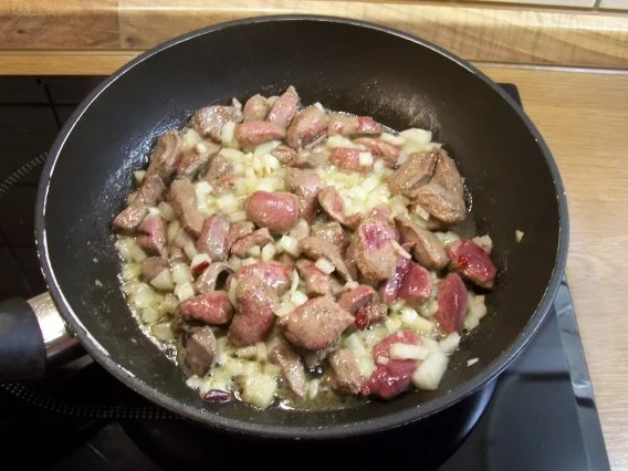 Eier-Leber-Pfanne - Rezept