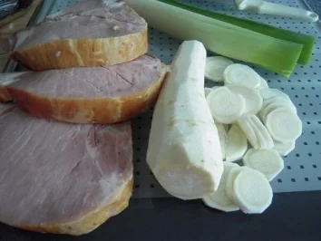 Kassler mit grünen Bohnen und Tomaten aus dem Backofen - Rezept - Bild Nr. 3