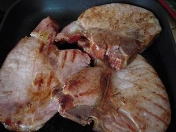 Kassler mit grünen Bohnen und Tomaten aus dem Backofen - Rezept - Bild Nr. 4