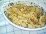 Kartoffeln mit schwarzen Sesam - Rezept