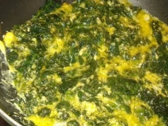 Rezept: Spinatomelett Bild Nr. 4 Spinatomelett - Rezept - Bild Nr. 4