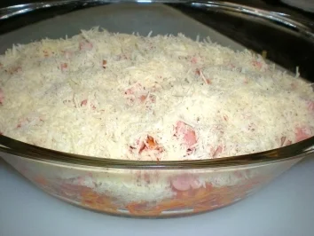 Rezept: NUDELN: Emis scharfe Nudeln gratiniert Bild Nr. 2 NUDELN: Emis scharfe Nudeln gratiniert - Rezept - Bild Nr. 2