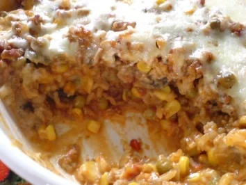 Gehacktes Reisauflauf - Rezept