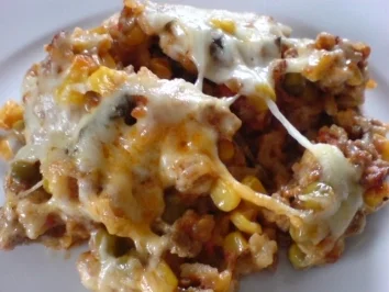 Gehacktes Reisauflauf - Rezept