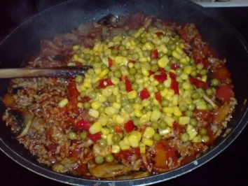 Gehacktes Reisauflauf - Rezept