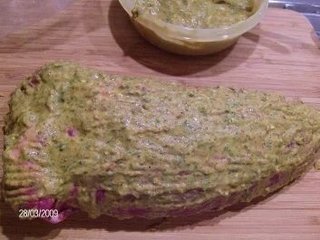 Rezept: Rinderbraten mit einer Senf-Kräuter-Hülle im Speckmantel Rinderbraten mit einer Senf-Kräuter-Hülle im Speckmantel - Rezept