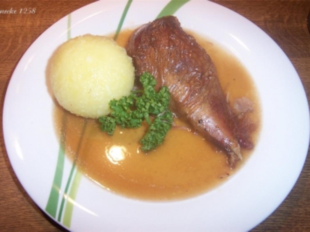 Putenkeulen mit Pute Schenkel frisch und Salz - Rezept mit Bild ...