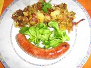 Brägele mit Burebratwürschtle - Rezept