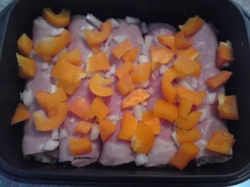 Rezept: Gefüllte Schinkenröllchen Gefüllte Schinkenröllchen - Rezept