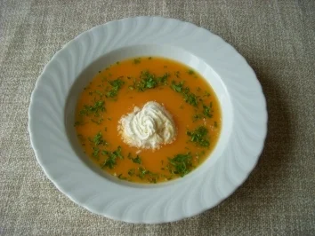 Rezept: Möhren-Thymian-Suppe Möhren-Thymian-Suppe - Rezept