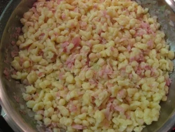 Rezept: Schinkenrahmspatzl'n Bild Nr. 4 Schinkenrahmspatzl'n - Rezept - Bild Nr. 4