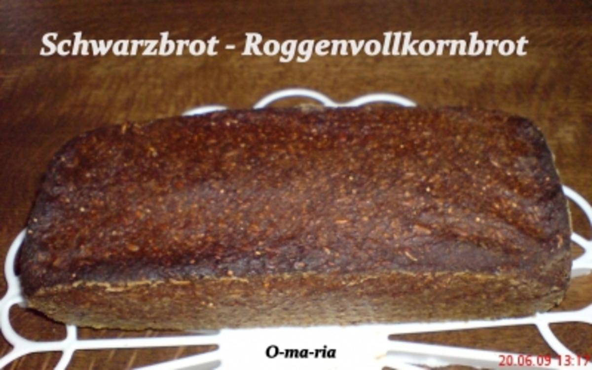 Brot ~ Schwarzbrot  ~  Vollkornbrot - Rezept - Bild Nr. 4