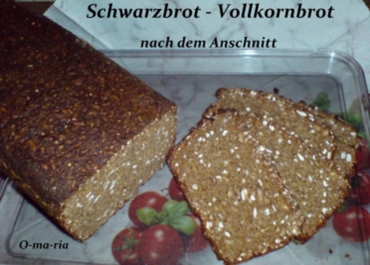 Brot ~ Schwarzbrot  ~  Vollkornbrot - Rezept
