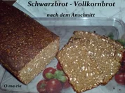 Brot ~ Schwarzbrot  ~  Vollkornbrot - Rezept