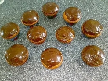 Schoko-Karamell Muffin - Rezept